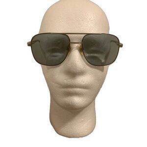 Zimco Hendrick Unisex Vintage Black Silver Metal Aviator Sunglasses #25